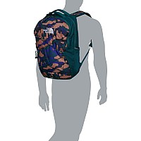 The North Face Jester Laptop Backpack Tnf Black Dazzle Camo Printponderosa Green One Size