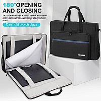 Akozlin Lcd Screenstvsup To 2 Transport Tote Bag For 27 32 Displays Padded Monitor Carrying Travel Case Not For Imac Wi