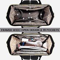 Lovevook Laptop Backpack Purse For Women Large Travel Work Bags With 17Inch Laptop Pocket Fashion Business Computer Backpacks