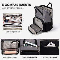 Lovevook Laptop Backpack Purse For Women Large Travel Work Bags With 17Inch Laptop Pocket Fashion Business Computer Backpacks