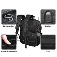 Yamdeg Large Backpack Laptop Backpacks For Men Big Capacity Laptop Computer Business Backpack 180Tsa Airline Approved Business