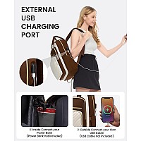 Lovevook Laptop Backpack For Women Water Resistant Travel Work Backpacks Purse Stylish Business Teacher Nurse Computer Bag With