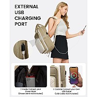 Lovevook 156 Inch Laptop Backpack For Womenlarge Capacity Work Backpack Purse For Womenwaterproof Travel Day Pack For Teacher