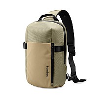 Tomtoc Compact Edc Sling Bag For 13Inch Ipad Pro M4 Ipad Air M2 2024 Minimalist Chest Shoulder Crossbody Bag For 13 Macbook