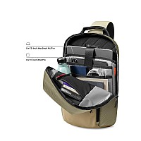 Tomtoc Compact Edc Sling Bag For 13Inch Ipad Pro M4 Ipad Air M2 2024 Minimalist Chest Shoulder Crossbody Bag For 13 Macbook