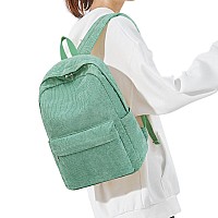 School Backpack For Teens Large Corduroy Bookbag Lightweight 17 Inch Laptop Bag For Girls Women Casual High School College Work