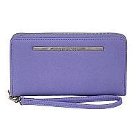 Steve Madden Zip Around Wallet Wristlet Blue Sapphire