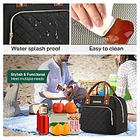 Buringer Homespon Lunch Bag For Woman Man Adults With Front Pocket Insulated Lunch Tote Lunch Box Container For Work Picnic Or T