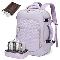 Lovevook Large Travel Laptop Backpack For Women 40L Carry On Backpack Flight Approvedwaterproof Suitcase Backpacks With 3 Pack