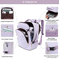 Lovevook Large Travel Laptop Backpack For Women 40L Carry On Backpack Flight Approvedwaterproof Suitcase Backpacks With 3 Pack