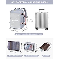 Lovevook Large Travel Laptop Backpack For Women 40L Carry On Backpack Flight Approvedwaterproof Suitcase Backpacks With 3 Pack