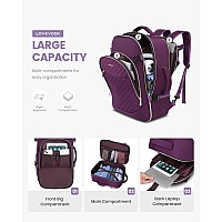 Lovevook Large Travel Laptop Backpack For Women 40L Carry On Backpack Flight Approvedwaterproof Suitcase Backpacks With 3 Pack