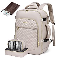 Lovevook Large Travel Laptop Backpack For Women 40L Carry On Backpack Flight Approvedwaterproof Suitcase Backpacks With 3 Pack