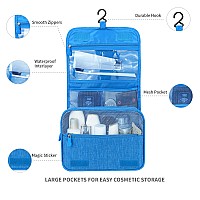 Lcsmaokin Large Capacity Toiletry Bag Travel Bag With Hanging Hook For Men And Women Waterproof Travel Cosmetic Bag Bathroom Sto