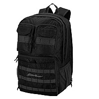 Eddie Bauer Cargo Backpack With Organization Compartments And Hydrationlaptop Compatible Sleeve Black 30L