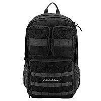 Eddie Bauer Cargo Backpack With Organization Compartments And Hydrationlaptop Compatible Sleeve Black 30L