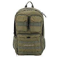 Eddie Bauer Cargo Backpack With Organization Compartments And Hydrationlaptop Compatible Sleeve Moss Grey 30L