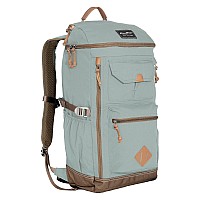 Eddie Bauer Bygone Backpack With Exterior Pockets And Laptop Compatible Sleeve Light Heather Grey 30L