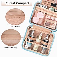 Cubetastic Hanging Travel Toiletry Bag Portable Travel Makeup Bag With Handle Waterproof Nylon Cosmetic Organizer Pouch With 3