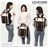 Lovevook 17 Inch Laptop Backpack For Women Work Large Travel Backpack Purse Nurse Bag College Backpack Teacher Doctor Business