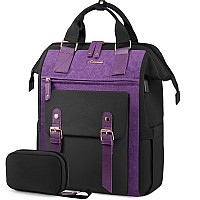 Lovevook 156 Inch Laptop Backpack For Women Work Bags Travel Backpack Purse Nurse College Backpack Teacher Business Laptop B