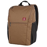 Wolverine Lightweight Water Resistant Rugged Laptop Backpack For Travel Or Work Top Loaderchestnut 25L