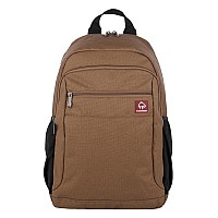 Wolverine Lightweight Water Resistant Rugged Backpack For Travel Or Work Laptopchestnut 23L