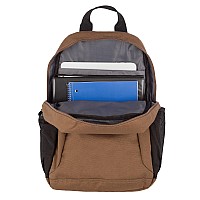 Wolverine Lightweight Water Resistant Rugged Backpack For Travel Or Work Laptopchestnut 23L