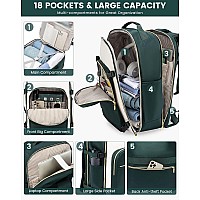 Lovevook Large Travel Backpack For Women Men Carry On Backpack Airline Approved Tsa Personal Item Travel Bag Fits 17 Laptop