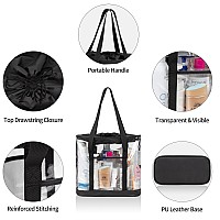 Large Clear Toiletry Bag Travel Toiletry Bag For Women Men Waterproof Clear Tote Bag Transparent Makeup Bag Cosmetic Organize