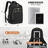 Lovevook Laptop Backpack Purse For Women Travel Backpack 17 Inch Airline Approved Carry On Backpack Large Teacher Nurse Bag For