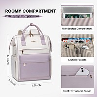 Lovevook Laptop Backpack Purse For Women Waterproof Teacher Nurse Bag 156 Inch Work Laptop Bag With Usb Port Business Travel