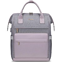 Lovevook Laptop Backpack Purse For Women Waterproof Teacher Nurse Bag 156 Inch Work Laptop Bag With Usb Port Business Travel