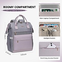 Lovevook Laptop Backpack Purse For Women Waterproof Teacher Nurse Bag 156 Inch Work Laptop Bag With Usb Port Business Travel