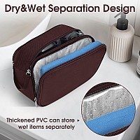 Wedama Toiletry Bag For Men Handheld Travel Toiletry Bag Waterproof Travel Bag For Toiletries Thickened Polyester Travel Dopp