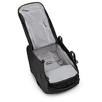 Osprey Sojourn Shuttle 2245L Wheeled Duffel Bag Black