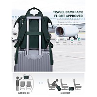 Lovevook Laptop Backpack For Women Work Travel Backpack Purse Nurse Bags Teacher Doctor Commuter Business Computer Bag College