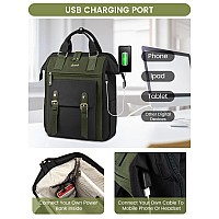 Lovevook Laptop Backpack For Women Work Travel Backpack Purse Nurse Bags Teacher Doctor Commuter Business Computer Bag College