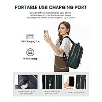 Lovevook Laptop Backpack For Women Slim Business Laptops Bag With Separate Computer Compartment Stylish Daypack For College Wor