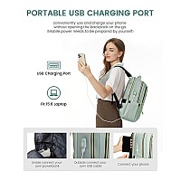 Lovevook Laptop Backpack For Women Slim Business Laptops Bag With Separate Computer Compartment Stylish Daypack For College Wor