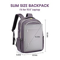 Lovevook Laptop Backpack For Women Slim Business Laptops Bag With Separate Computer Compartment Stylish Daypack For College Wor