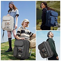 Mixi Travel Backpack For Women Men 156 Laptop Carry On Weekender Bag Outdoor Hiking With Multifunction Pockets 180 Open Wat