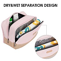 Wandf Travel Toiletry Bag For Men Large Toiletries Shaving Bag Water Resistant Hanging Dopp Kit Travel Accessories Bag For Women