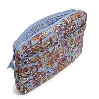 Vera Bradley Womens Cotton Laptop Organizer Provence Paisley One Size