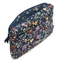 Vera Bradley Womens Cotton Laptop Organizer Freshcut Floral Green One Size