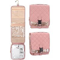 Relavel Travel Toiletry Bag For Women With Detachable Tsa Approved Toiletry Bag Compact Hanging Toiletry Bag With Small Carry O