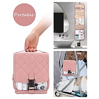 Relavel Travel Toiletry Bag For Women With Detachable Tsa Approved Toiletry Bag Compact Hanging Toiletry Bag With Small Carry O