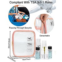 Clear Travel Bag With Tsa Approved Toiletry Bag Hanging Toiletry Bag