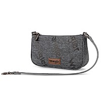 Wrangler Printing Shoulder Bags For Women Cluth Tote Handbag 90S Retro Hobo Purses Tophandle Underarm Handbag Wg113001Bk