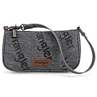 Wrangler Printing Shoulder Bags For Women Cluth Tote Handbag 90S Retro Hobo Purses Tophandle Underarm Handbag Wg113001Bk